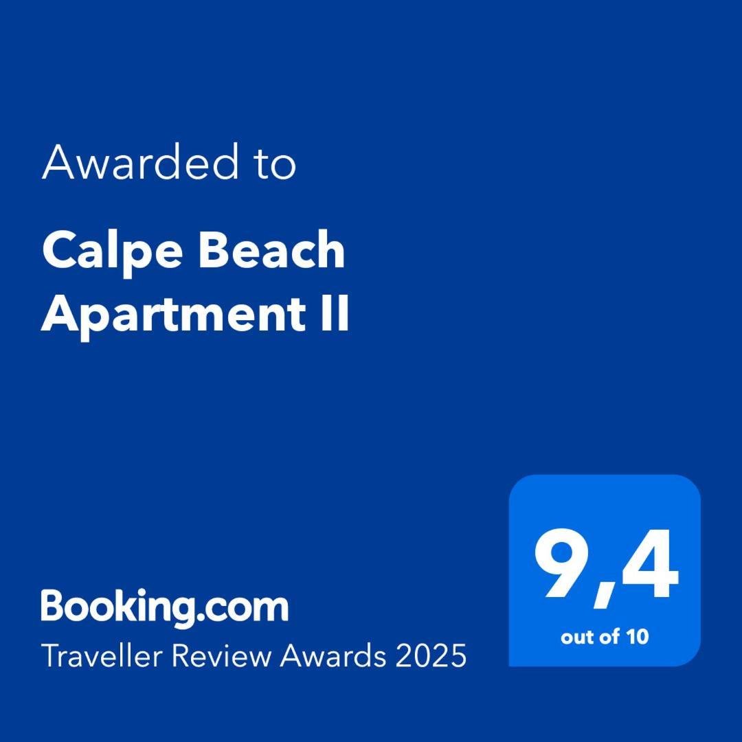 Calpe Beach Apartment II Turquesa Beach Ifach Ngoại thất bức ảnh